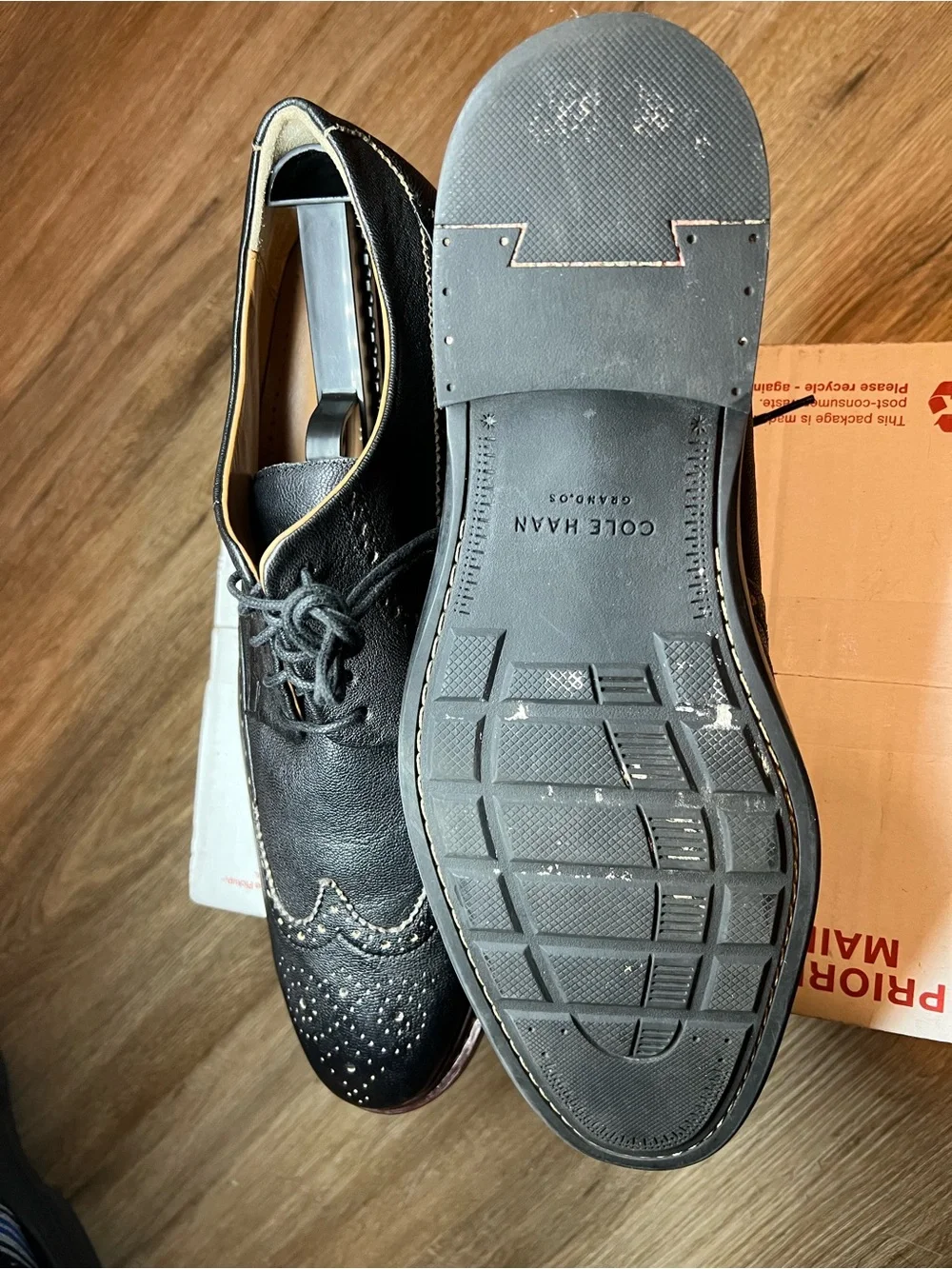 Cole Haan Warren Wingtip Oxford Dress Shoes Men's size 10.5 EUC